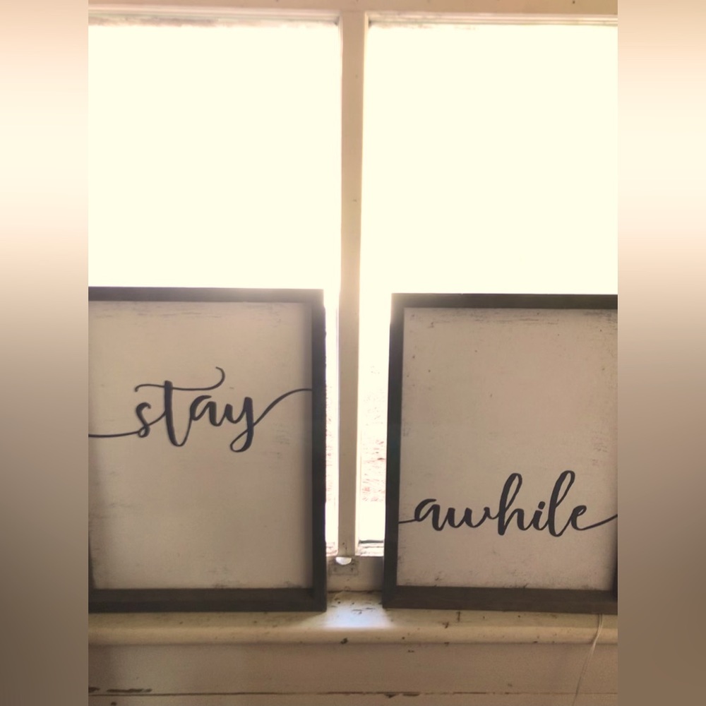 Two word signs